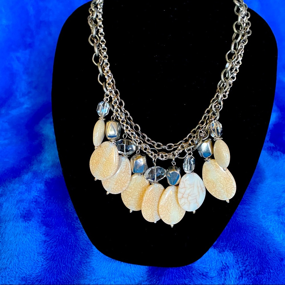 Chico’s multi chain adjustable necklace NWOT